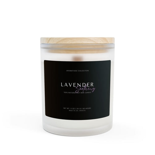 Lavender Candle - Aromatherapy Gift for Astrology Lovers, Relaxation,